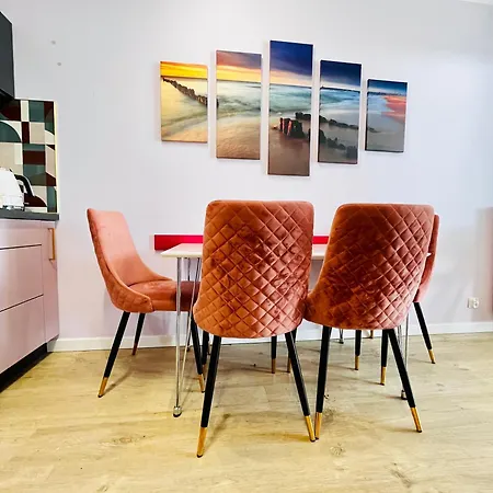 Nadmorskie Tarasy Pink&blue - C215 Sea&sun * Kołobrzeg