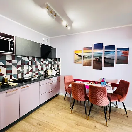 Nadmorskie Tarasy Pink&blue - C215 Sea&sun * Kołobrzeg