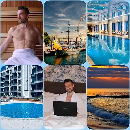 Nadmorskie Tarasy Pink&blue - C215 Sea&sun