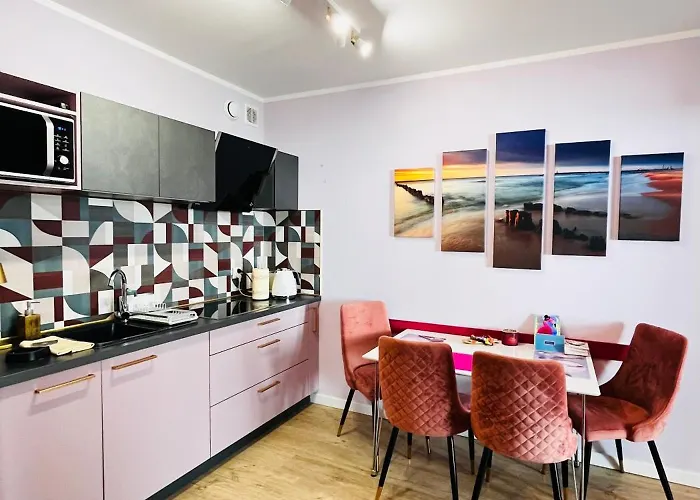 Nadmorskie Tarasy Pink&blue - C215 Sea&sun * Kołobrzeg