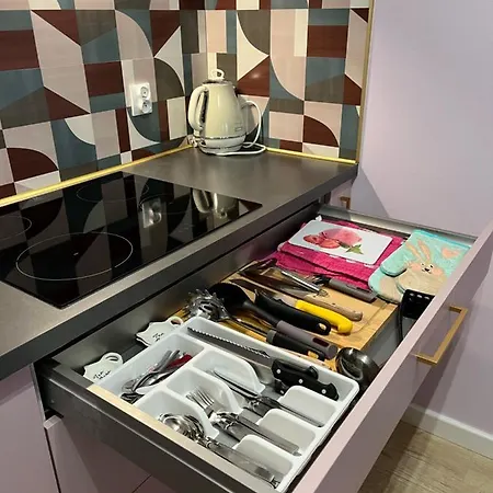 アパート Nadmorskie Tarasy Pink&blue - C215 Sea&sun コウォブジェク