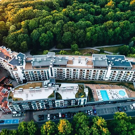 Nadmorskie Tarasy Pink&blue Taras Baseny Siłownia Sala Zabaw Apartament Kołobrzeg