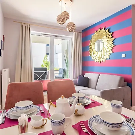 Apartman Nadmorskie Tarasy Pink&blue - C215 Sea&sun *