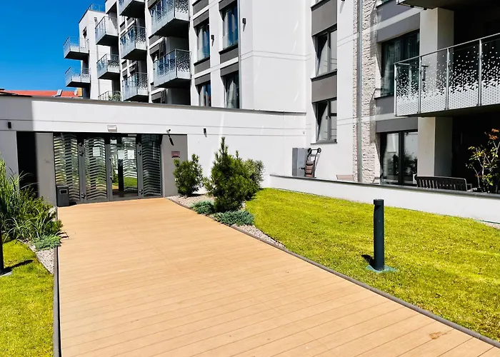 Nadmorskie Tarasy Pink&blue - C215 Sea&sun アパート コウォブジェク